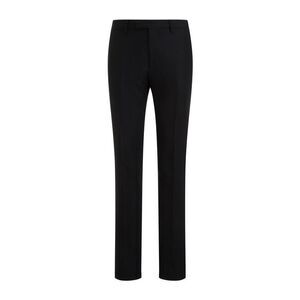 ETRO Wool Blend Tailored Dress Pants Men BLACK